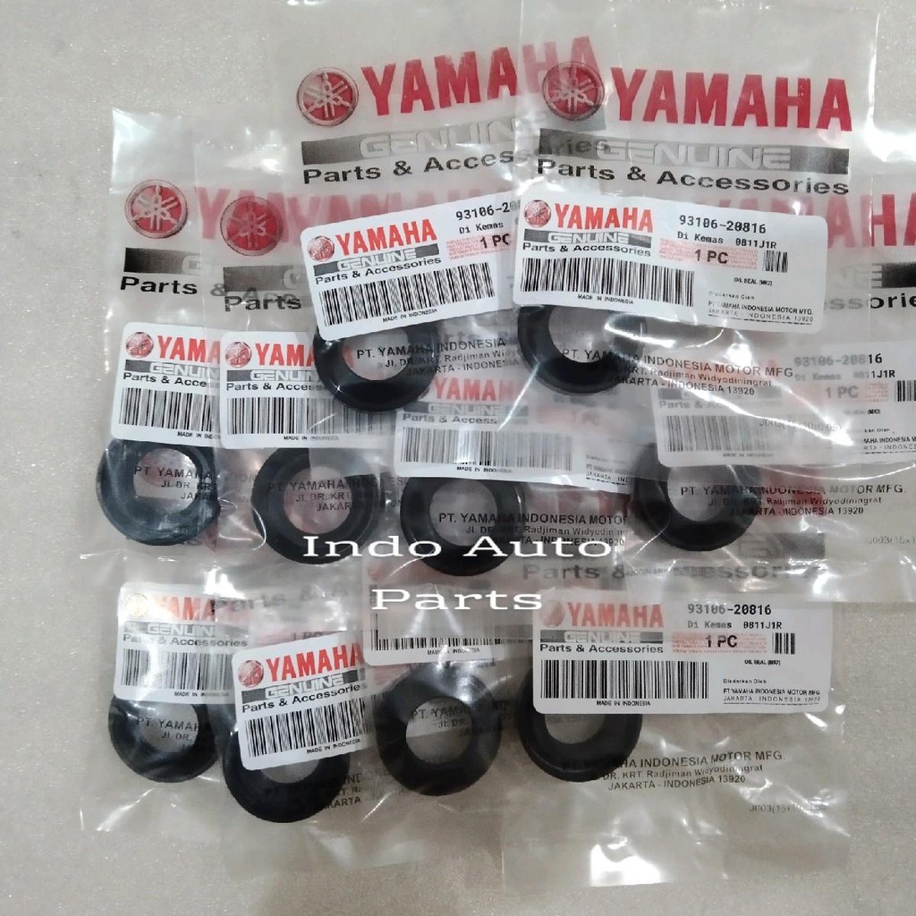 10 PISC SEAL RODA DEPAN YAMAHA MIO MIO J XRIDER XEON JUPITER Z VEGA  SILL RODA DEPAN MIO MIO J MIO S