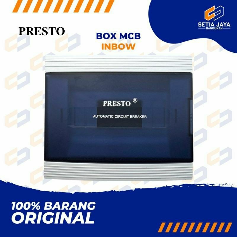 Box / Kotak Mcb / Sekring Listrik Presto 4 / 6 / 8 Grup / Group Inbow