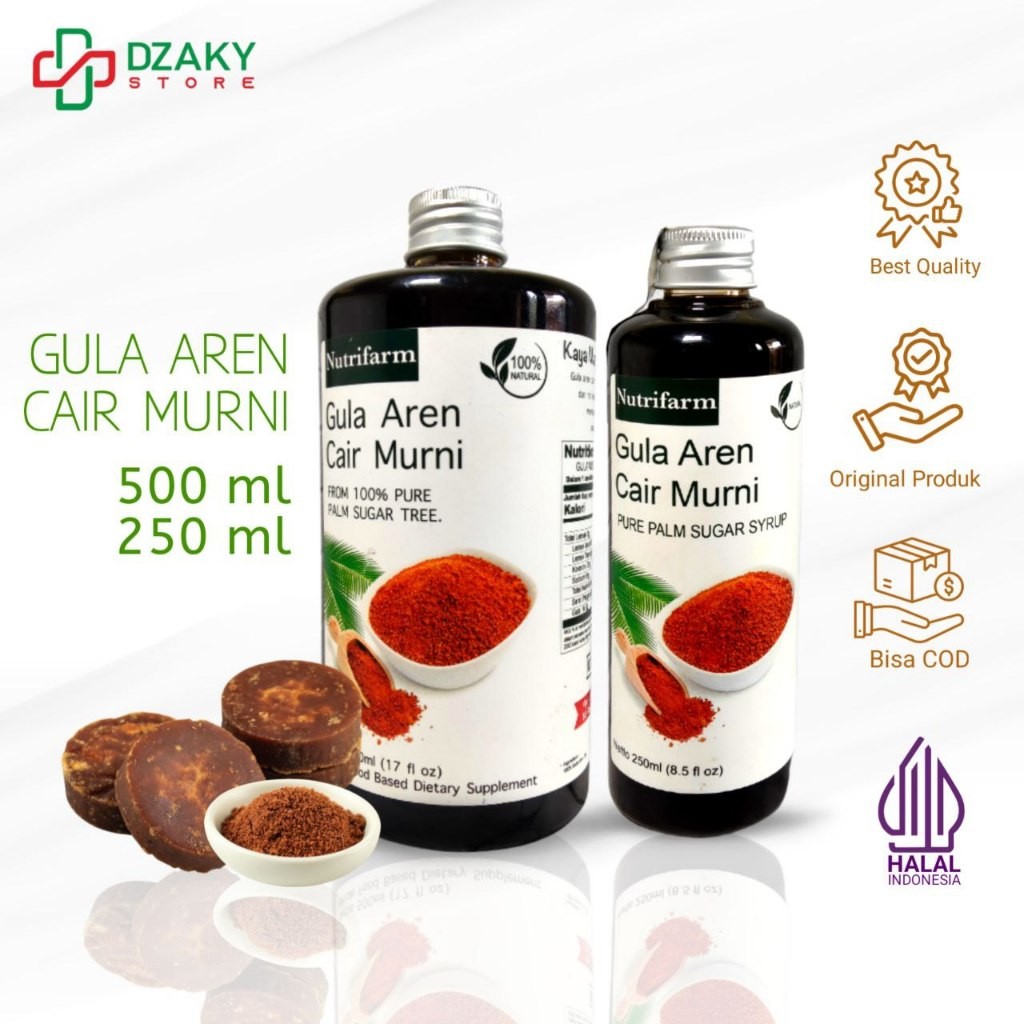 GULA AREN CAIR ASLI 100% PREMIUM ORGANIK UNTUK KOPI 1 LITER 1KG 5 LITER GULARE TOFFIN MAHORAHORA / P