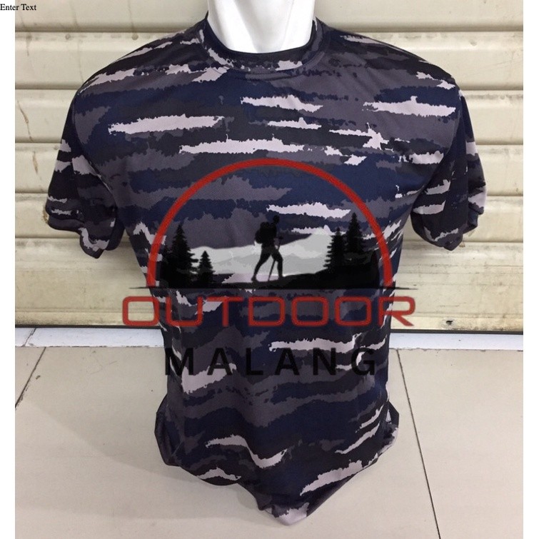 Kaos Loreng TNI AL Lengan Pendek/Kaos Pendek Loreng TNI AL
