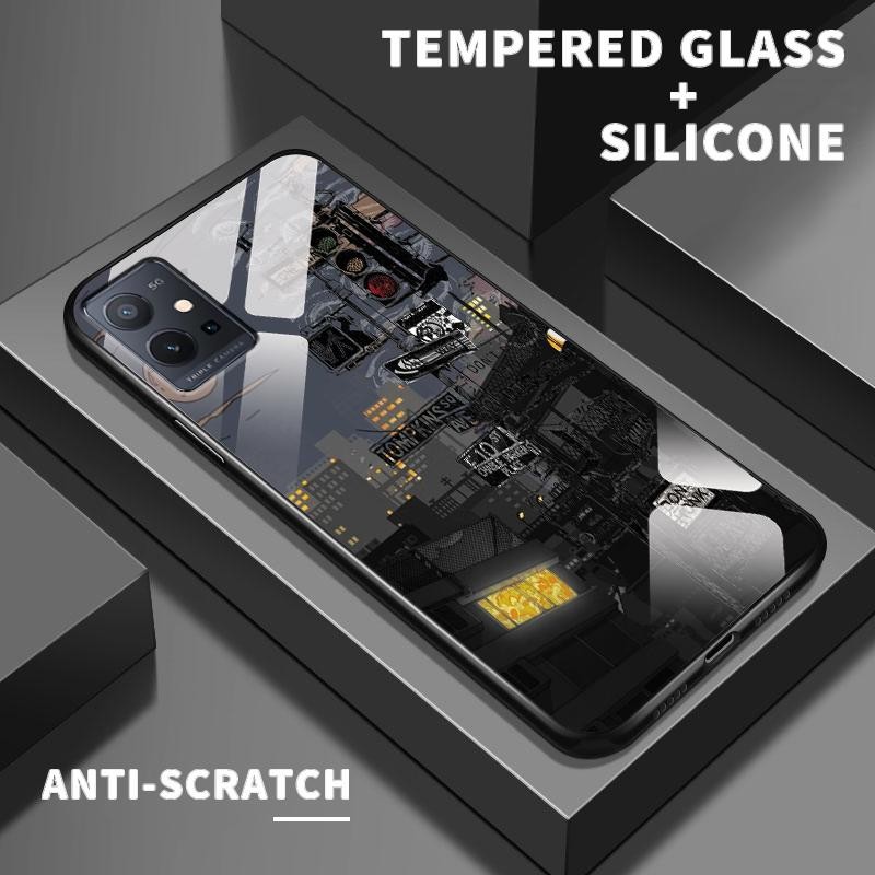 Casing Hp For Vivo T1 5G X50 Lite T1x 4G T2 4G T3 U10 U3x U20 U3 Z1 Z1i Z1 Lite Z1x Z3x Z5i X23 Glas