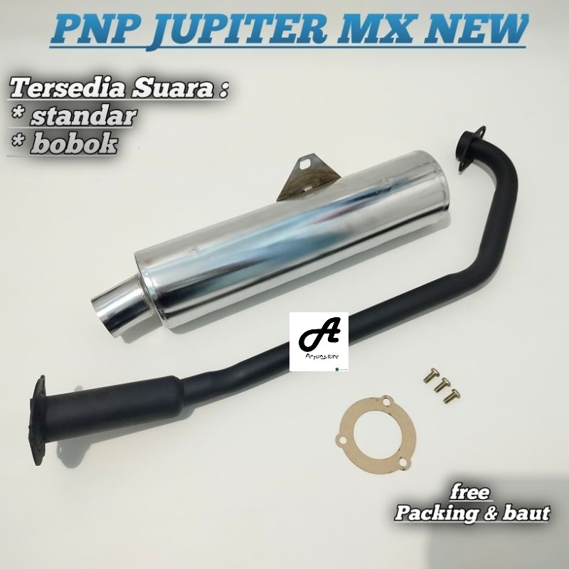 Knalpot Jupiter MX New Knalpot CKD Jupiter MX New Suara Standar FU Knalpot Jupiter MX model Satria F
