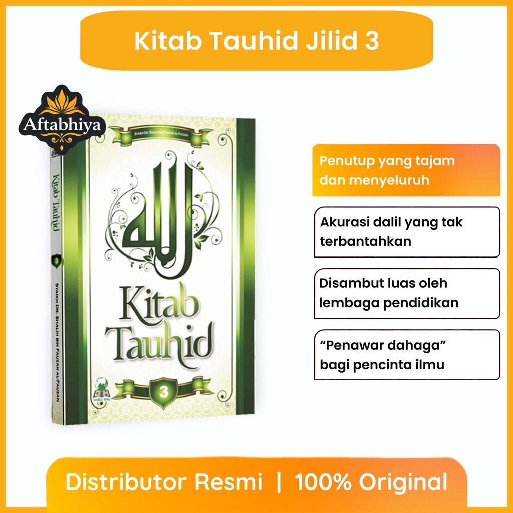 Kitab Tauhid Jilid 3 - Dr Shalih bin Fauzan bin Abdullah al-Fauzan - Darul Haq - Original - Soft Cov