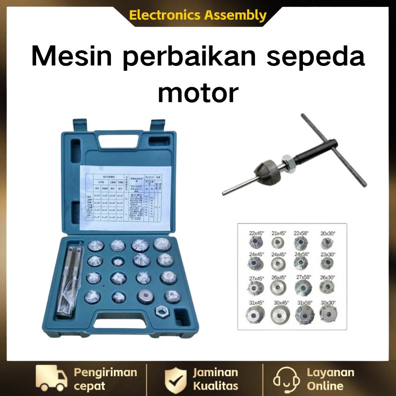 AutoEx Gear Store 【COD】Motorcycle Repair Cutter Valve Tool Setting Klep Katup Reamer Seat Jok Sepeda