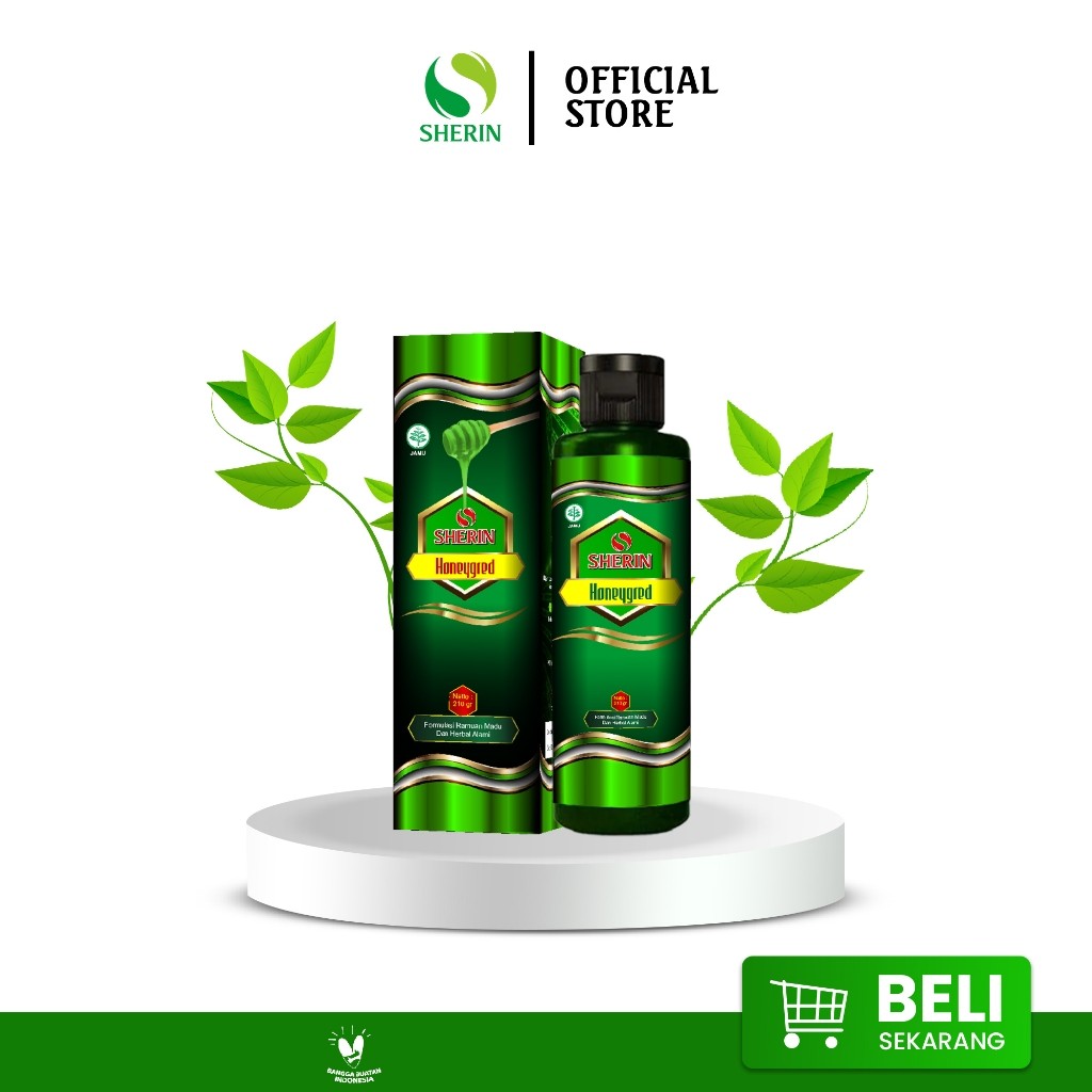 Madu Hitam Pahit Sherin Original 500gr | Herbal Diabetes & Gula Darah