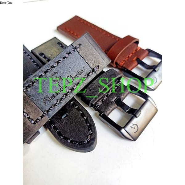 TALI JAM KULIT ALEXANDRE CHRISTIE ORIGINAL, STRAP KULIT ALEXANDRE CHRISTIE ORIGINAL