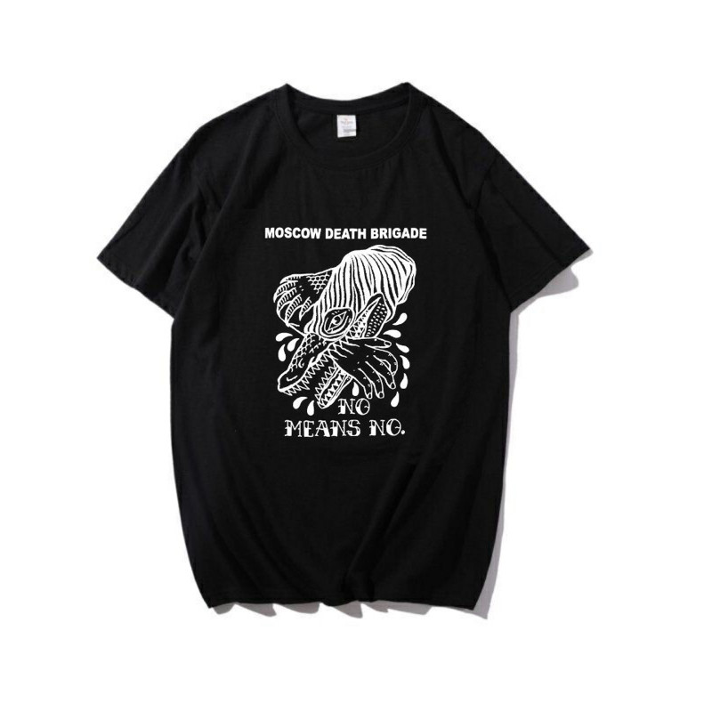 Moscow Death Brigade No Means No - Tshirt Black / Kaos Band