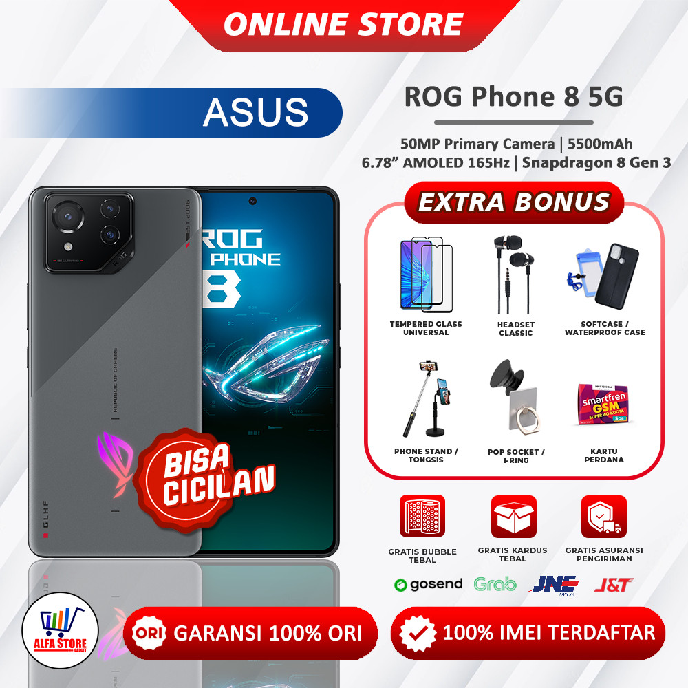 Asus ROG 8 5G RAM 12/256GB Garansi Resmi