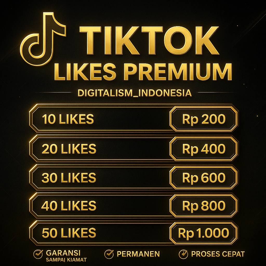 ❣️Like Tiktok.FYP Permanen No Drop Premium High Quality