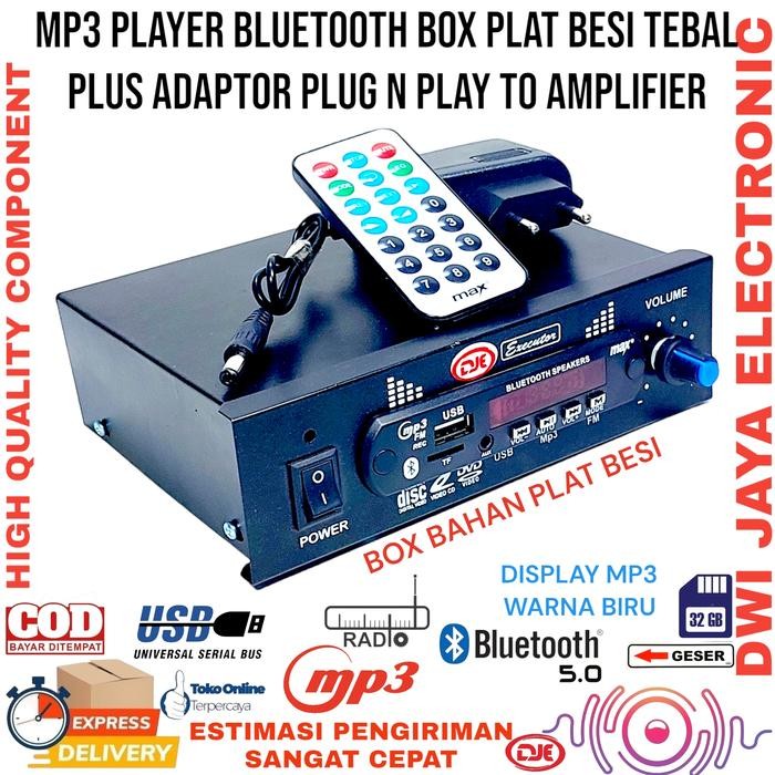 mp3 bluetooth usb radio free adaptor+remot control box plat besi CVJA