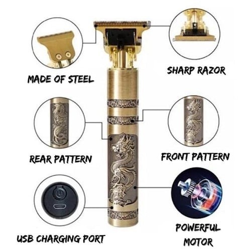 CUKURAN T9 DRAGON Alat Cukur Rambut Dragon T9 Cukur Rambut Hair Clipper