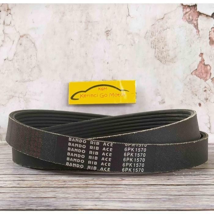 BANDO VAN BELT 6PK 1570 RIB BELT TALI KIPAS 6PK-1570 FAN BELT ALUR