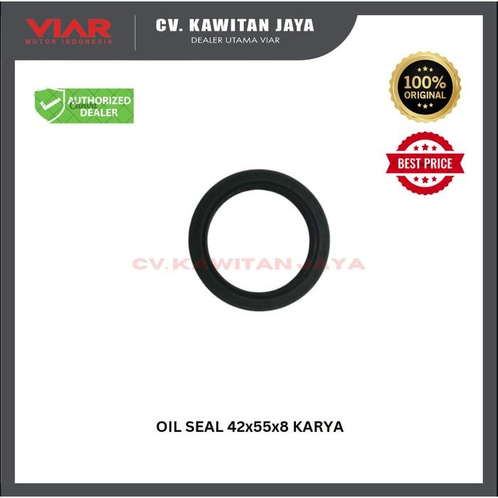 Olipart OIL SEAL 42x55x8 VIAR KARYA | SEAL AS RODA BELAKANG VIAR KARYA - VIAR