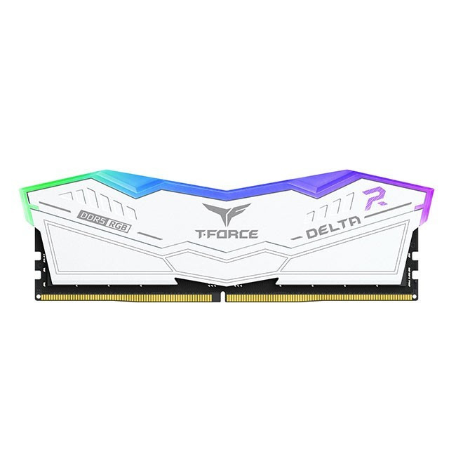 RAM TEAM T-FORCE DELTA RGB DDR5 32GB KIT 6000Mhz (2x16GB) PC 6000 Dual Memory Longdimm Black / White