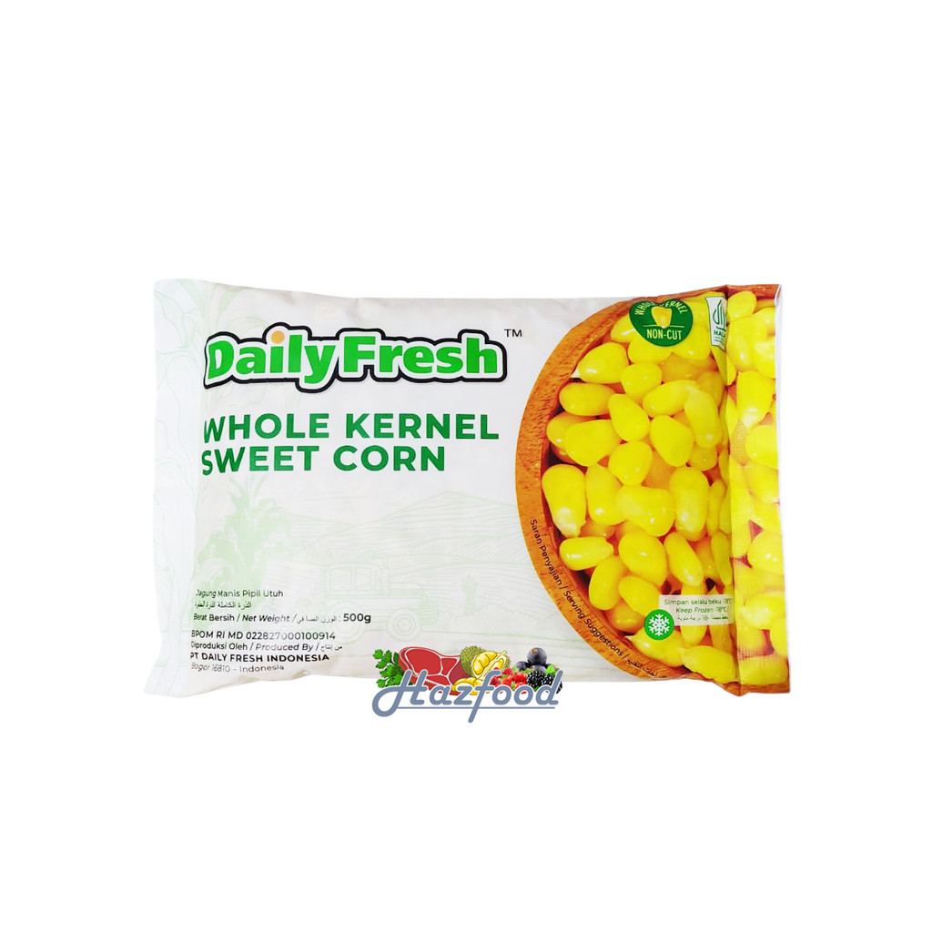 Daily Fresh Whole Sweet Corn Kernel / Jagung Manis Pipil Utuh - 500 gram