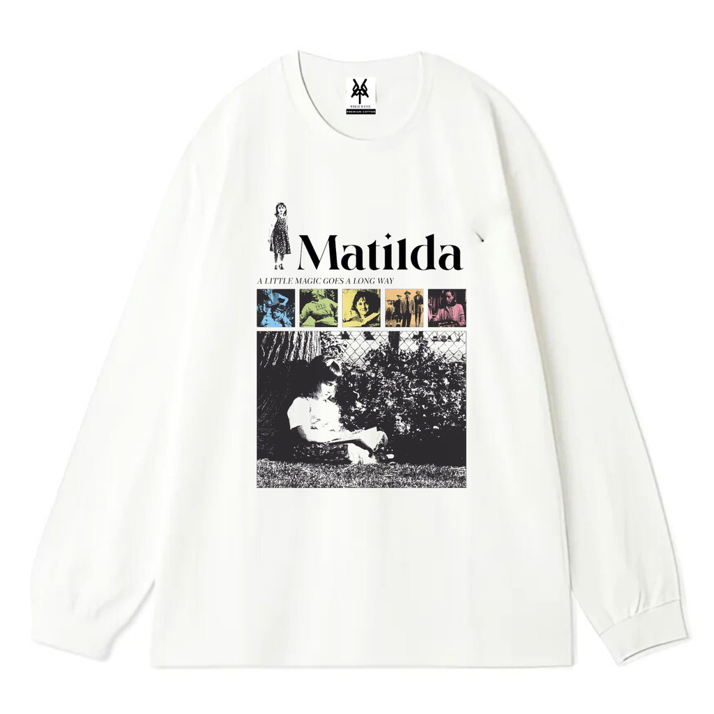 Patternmerch "matilda" Oversize T-Shirt | Longsleeve Oversized | Kaos