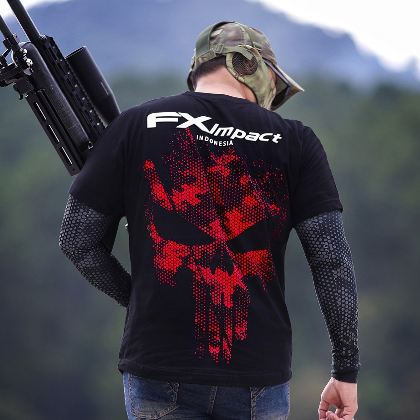 【HOT】 KAOSBOS.ID - Kaos Distro Fx Impact Indonesia Pria Hitam Tactical