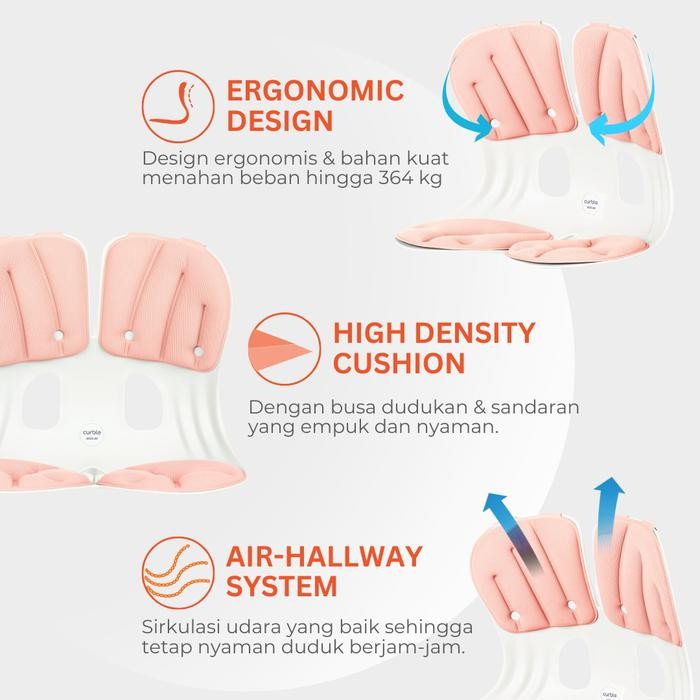 Cure Posture Chair Grand - Peach