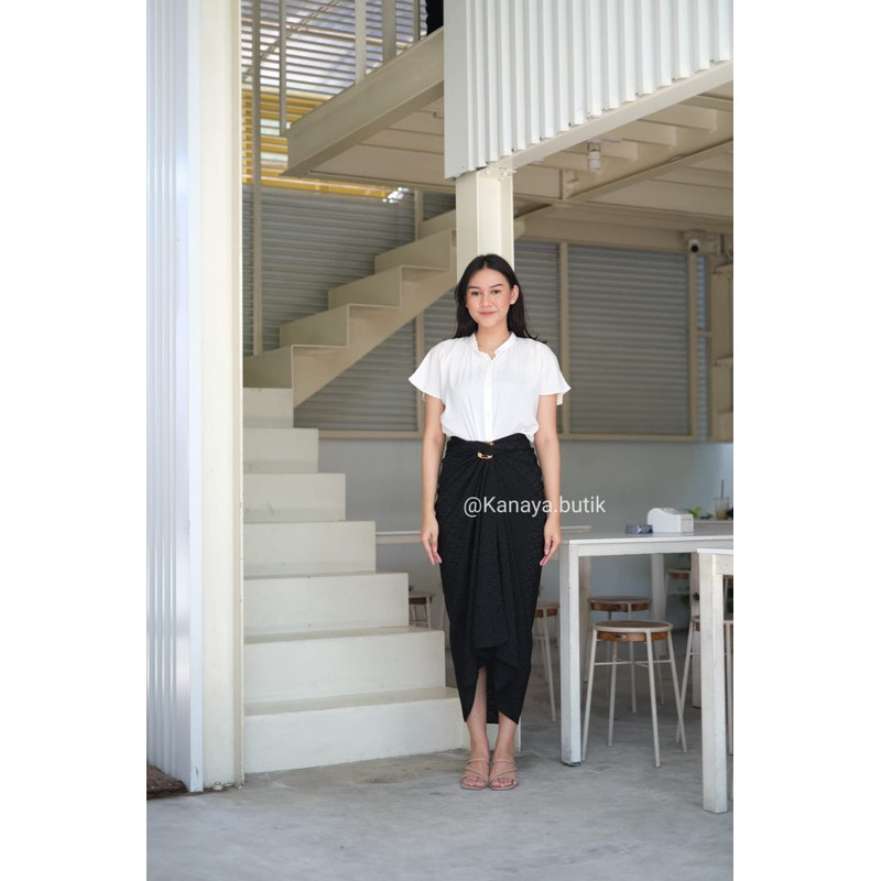 _% ORIGINAL >> Rok lilit polos // rok serut // kain lilit polos // kain dobi timbul // viscose // ro