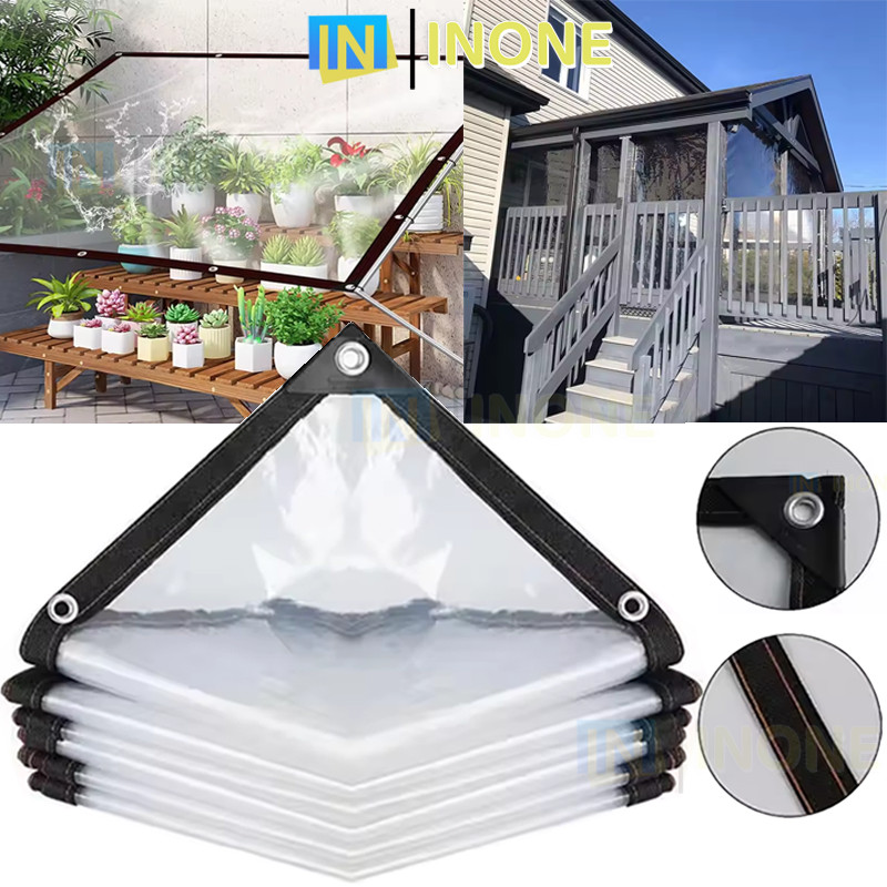 INONE - Tahan Air Terpal Tebal Plastik Bening Tebal Plastik Uv Green House Plastik Terpal Anti Air D