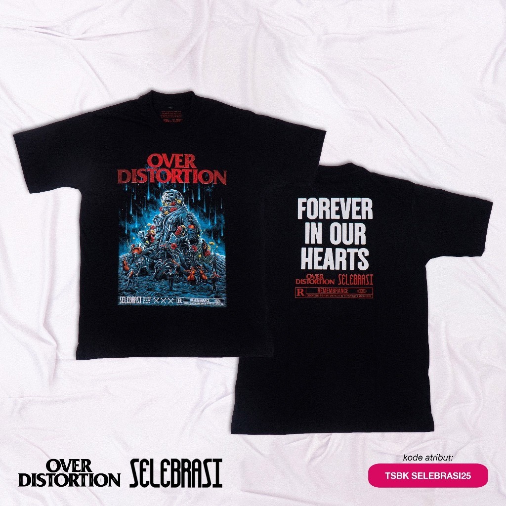 READY STOCK // Over Distortion // SELEBRASI 25 // Tshirt // Black