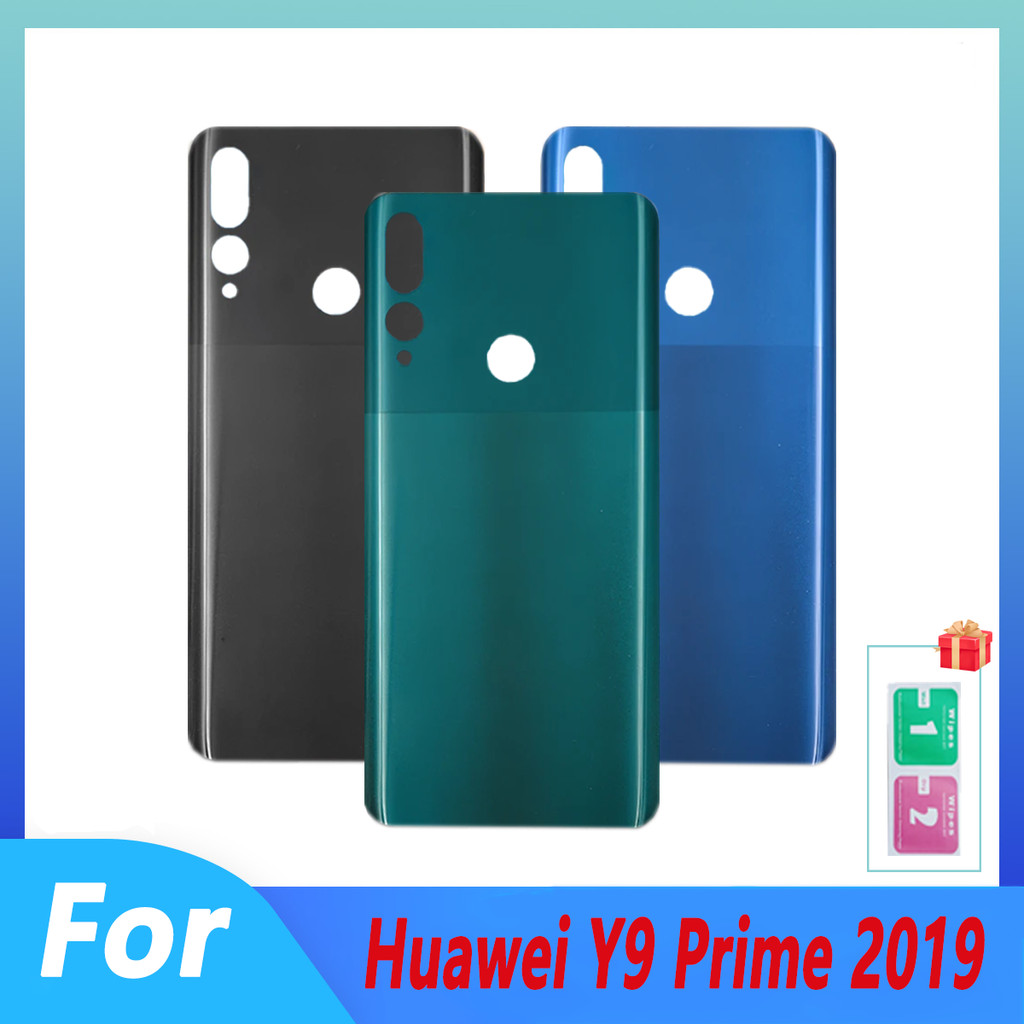 NEW For Huawei Y9 Prime 2019 Back Battery Cover Case Rear Panel Housing Door Repair Replacement Case
