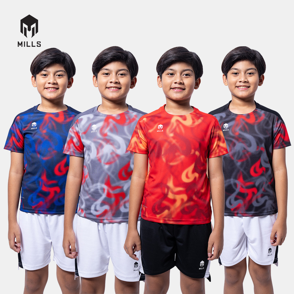 MILLS BAJU OLAHRAGA SEPAKBOLA FUTSAL SOCCER AURA FOOTBALL JERSEY KIDS 00100118