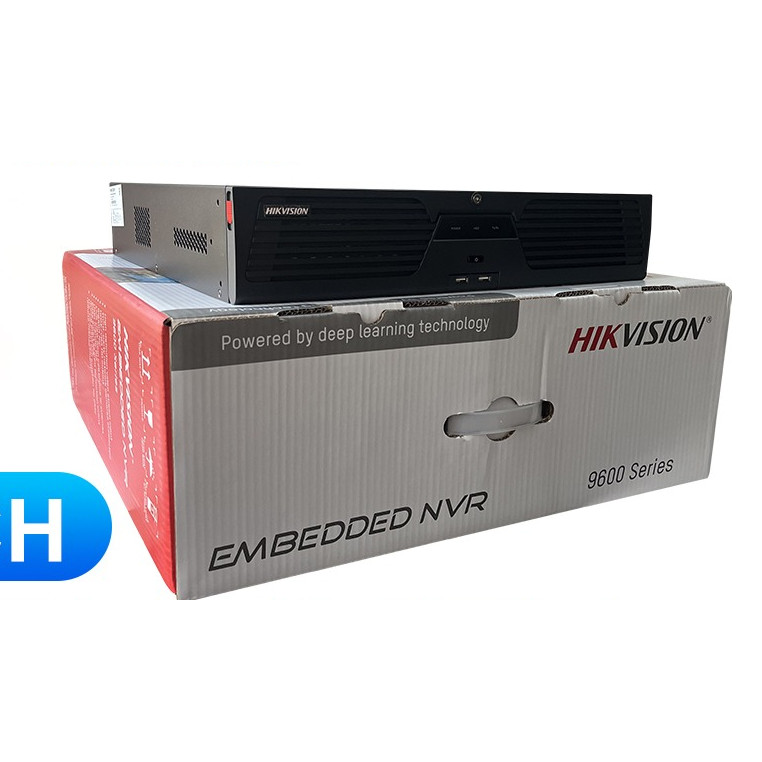Original Hikvision DS-9664NI-M8 English Version NVR 64CH Support up to 12MP camera 8 SATA for 8HDDs 