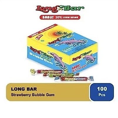 LONG BAR PERMEN KARET ( 1 BOX )