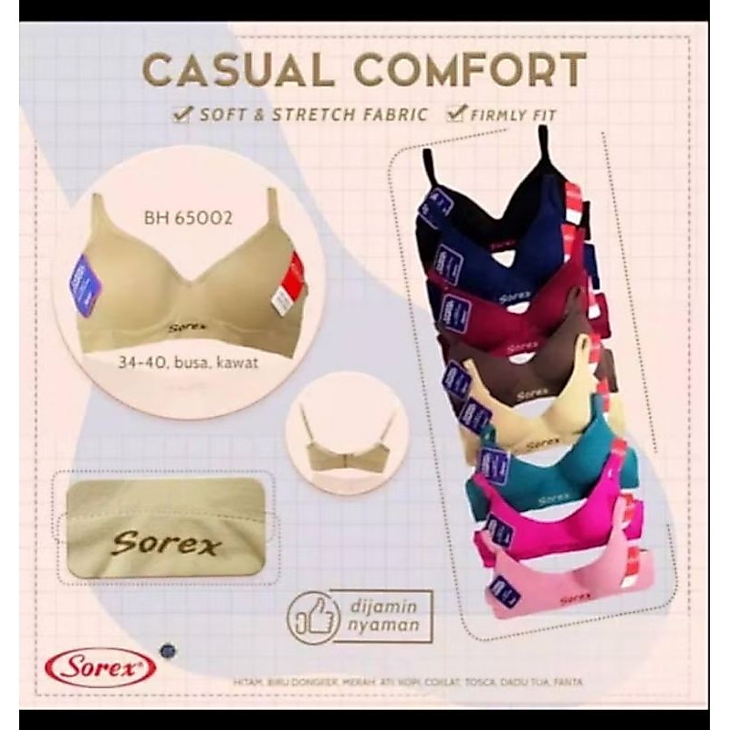Sorex bra busa tipis kawat 65002