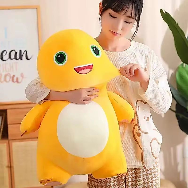 Boneka Dinosaurus Jumbo Menggemaskan, Boneka Hewan Lembut Penenang Lucu Ukuran 65cm