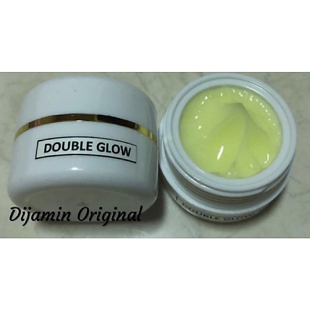 NC CREAM - Double glow gel cream - cream malam pemutih / flek sedang & efek glowing