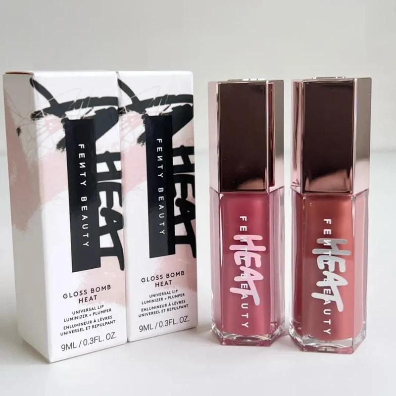 Fashion Fenty Beauty 9 Warna Lip Gloss Lipstik Warna Cermin Berkilau Glitter Tahan Lama Balm Pemerah