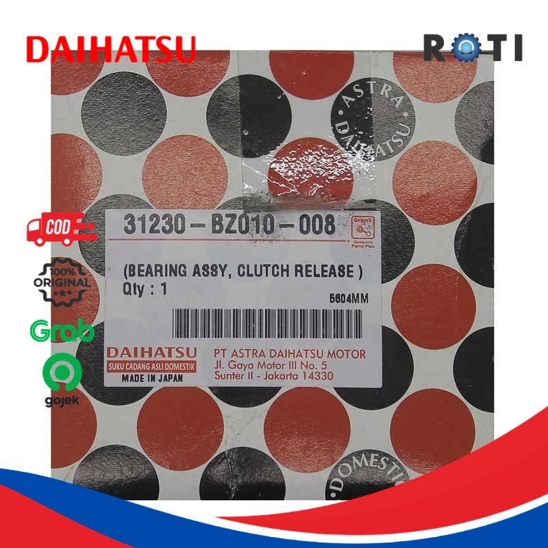 DEKLAHER BEARING KOPLING AVANZA XENIA OLD 31230-BZ010-008