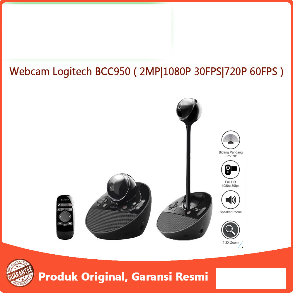 Webcam Logitech BCC950 ( 2MP|1080P 30FPS|720P 60FPS )