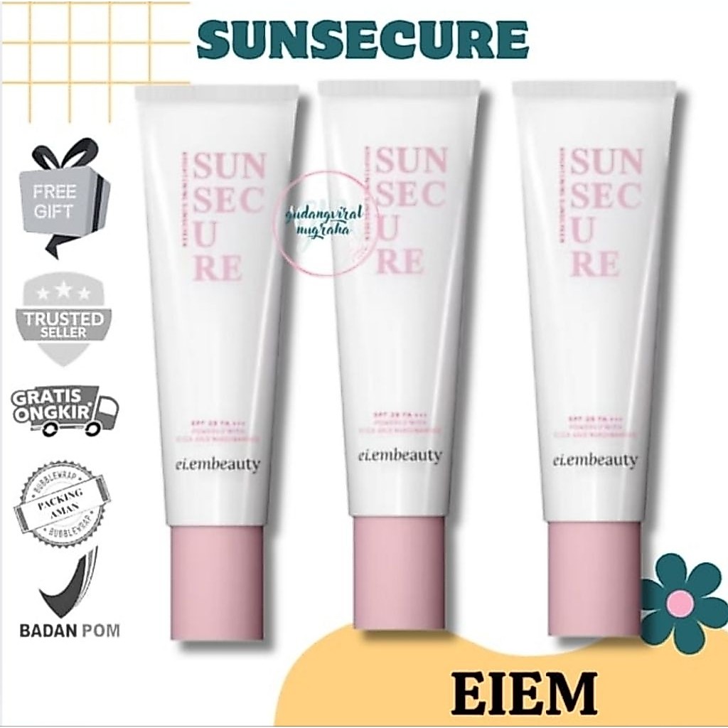 -gudangviralnugraha- iem Beauty Sunscreen 30ML Sunsecure SPF35+++