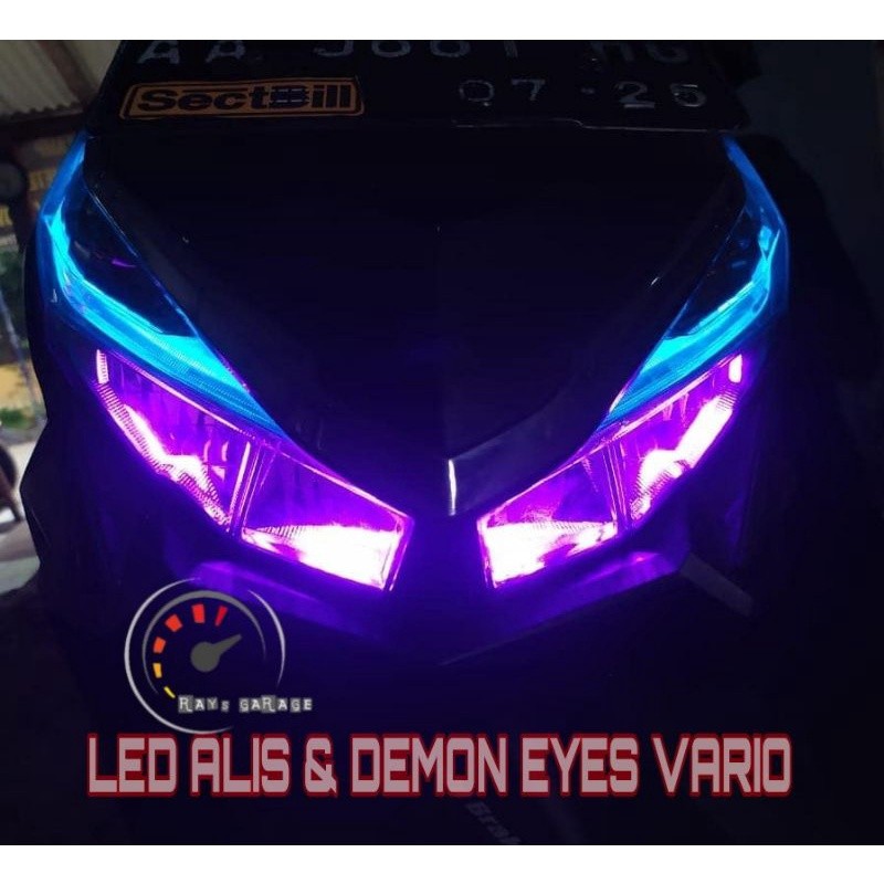 COD SEPAKET LED ALIS VARIO 125 150  & DEMON EYES BERKUALITAS