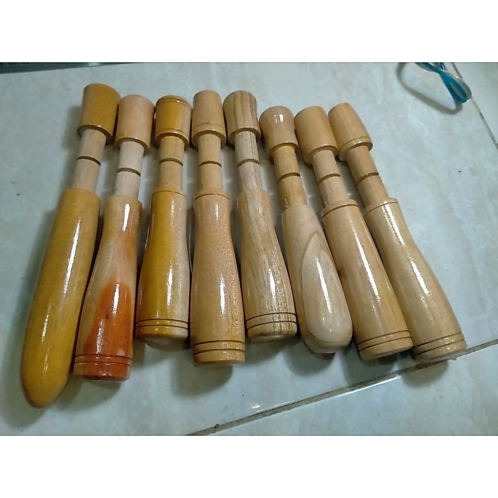 6.gagang joran custom kayu tanparelseat