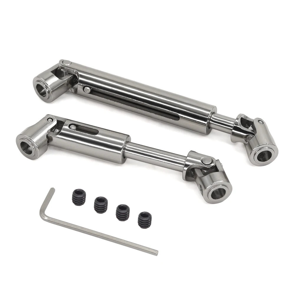 Poros Penggerak Mobil RC CVD Logam untuk C8815 Willys Jeep 1/10 RC Car, Suku Cadang Upgrade Aksesori