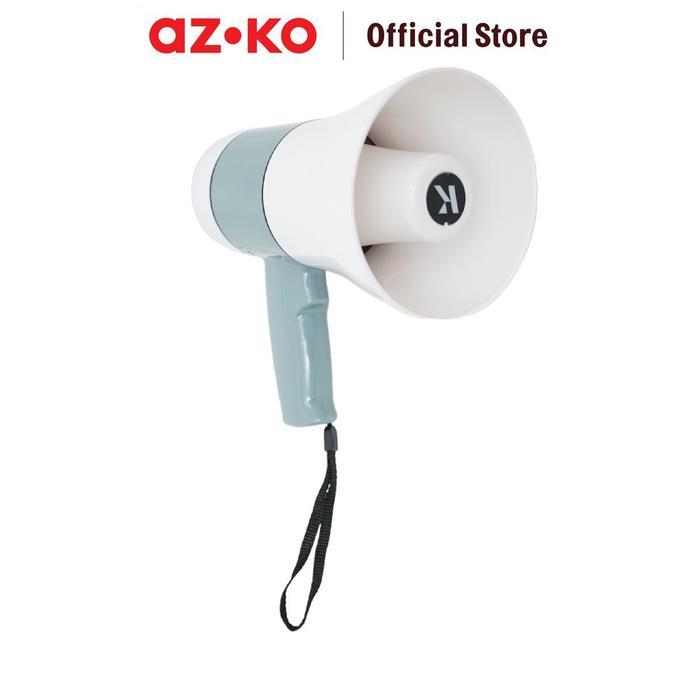 AZKO Krisbow Megaphone 20 Watt - Putih/Abu-Abu Toa Pengeras Suara Speaker Corong Suara Toa Portable