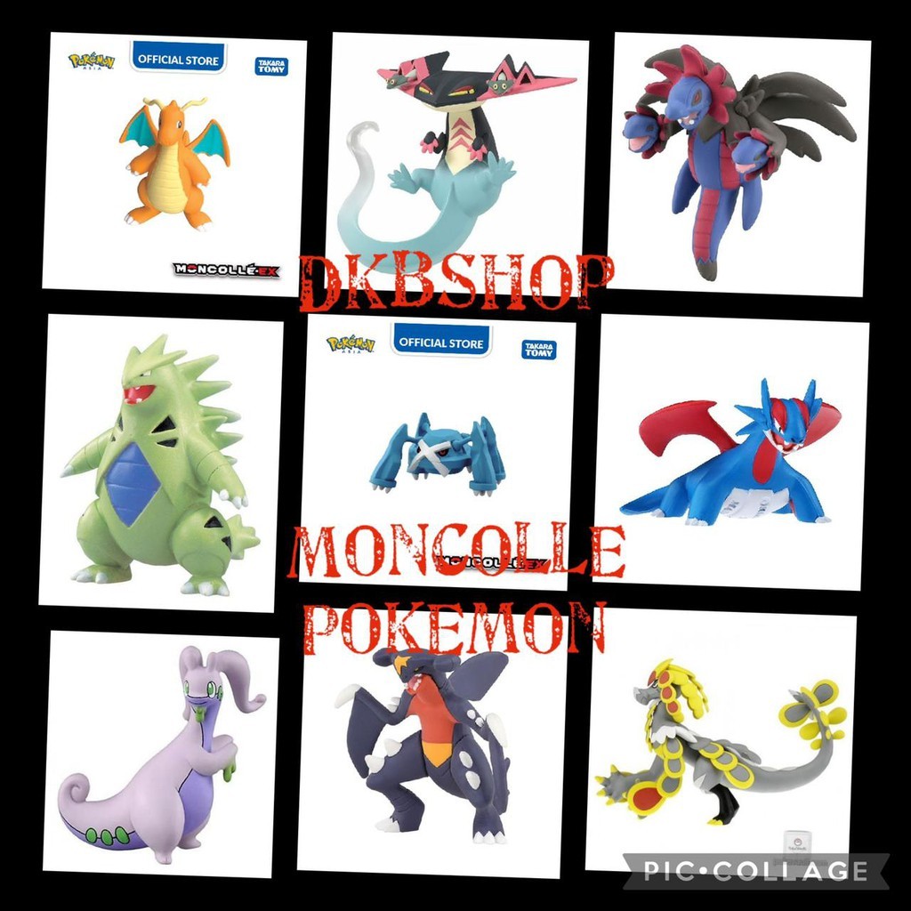 Figure Pokemon Moncolle Dragonite Tyranitar Moncolle Salamance Metagross Moncolle Dragapult Kommo-o 