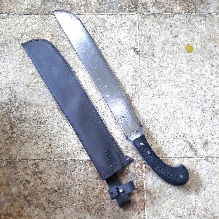 GOLOK BAJA SARUNG KALEP HITAM / Golok SERBAGUNA