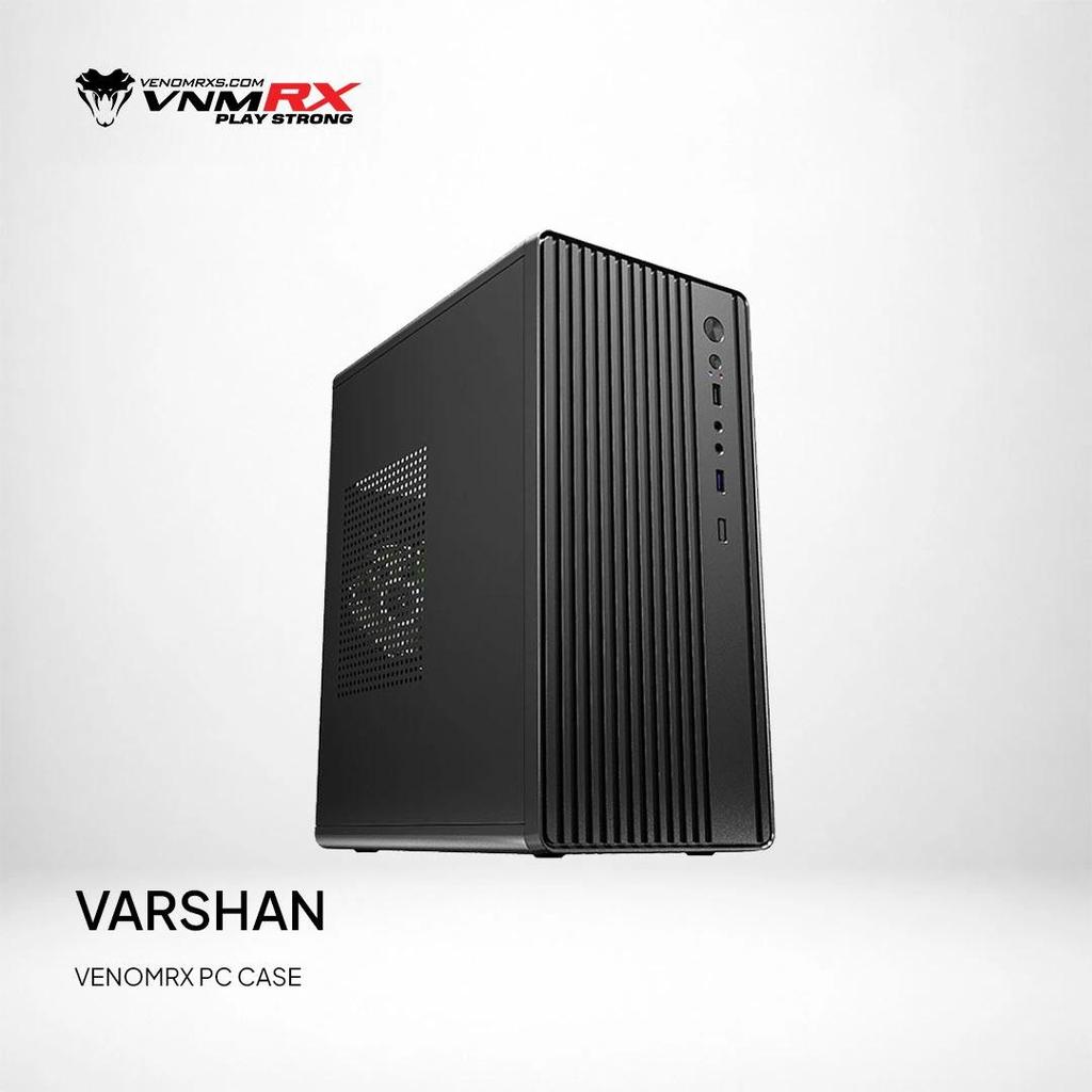 CASING VENOMRX VARSHAN | PC Case Office M-ATX Include PSU POWERCORE 500