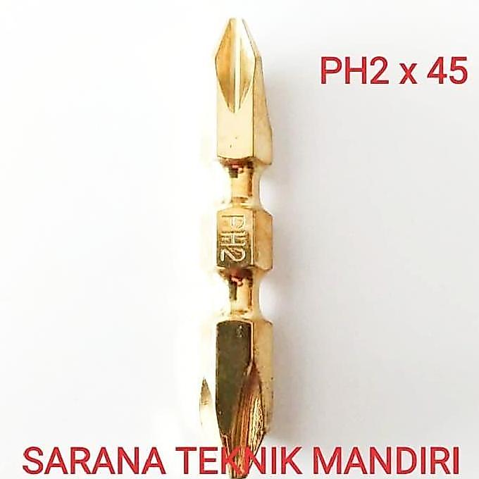 Promo Mata Bor Obeng Bosch PH 2 ( + ) 45mm - Diskon