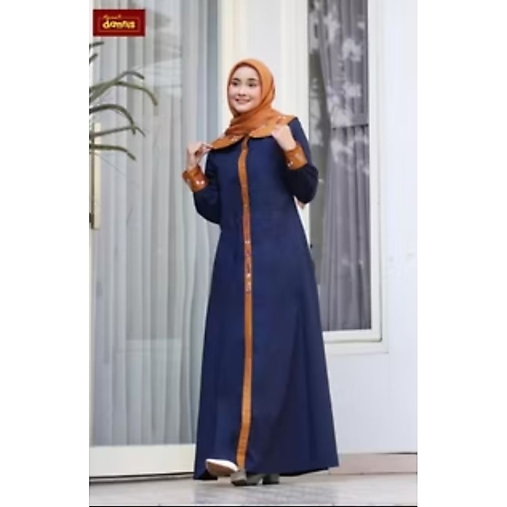 abaya dewasa dannis 230303,S,navy,promo