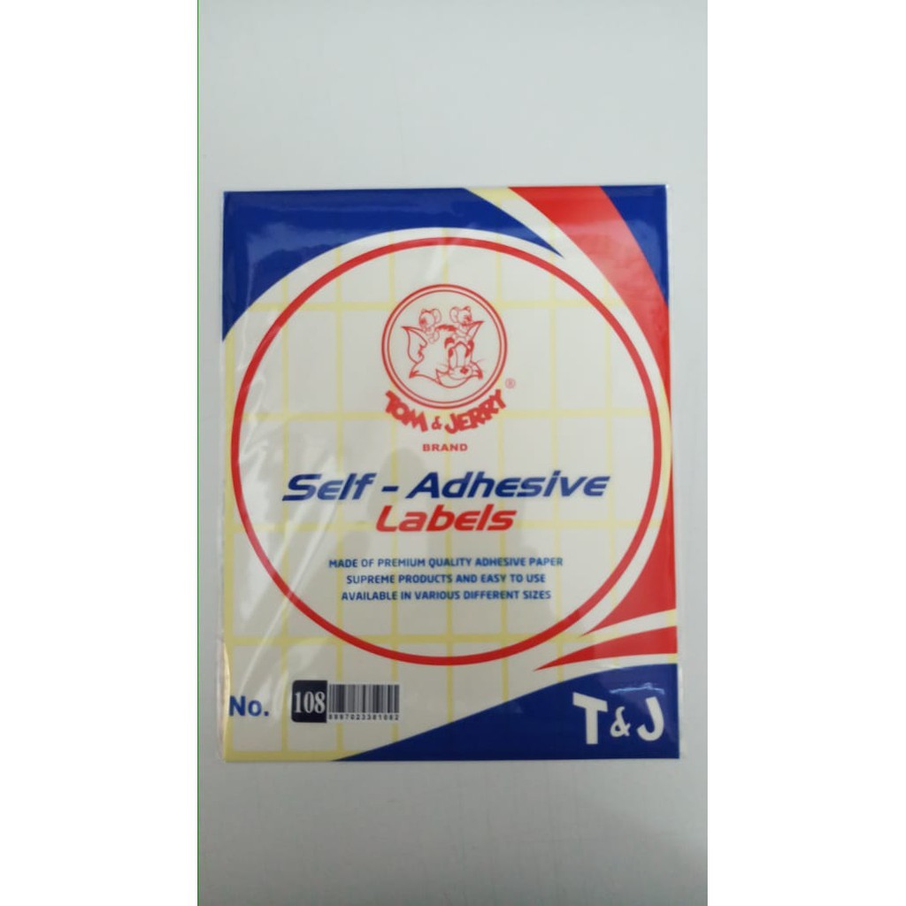 BPP Label Putih 108 TOM & JERRY