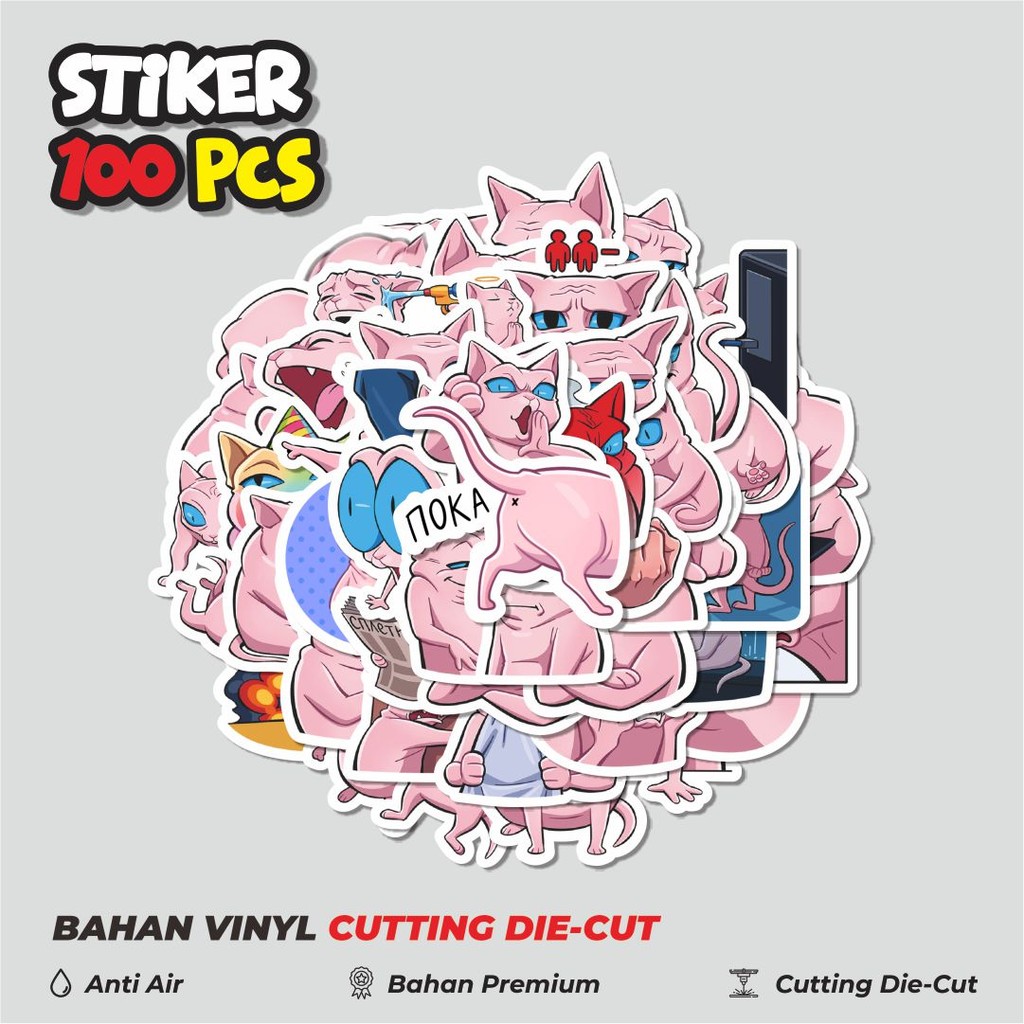 

Terbaru! 50 pcs Stiker Kartun Funny Ramzez Dekorasi Lucu Kreatif untuk Notebook, Skateboard, HP