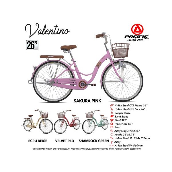 Sepeda Mini 26 Pacific Valentino