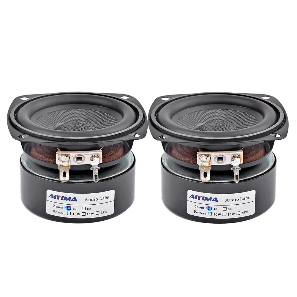 AIYIMA 2Pcs 3 Inch Audio Portable Speakers Altavoz Portatil 4 8 Ohm 20 W Full Range Hifi Music Speak