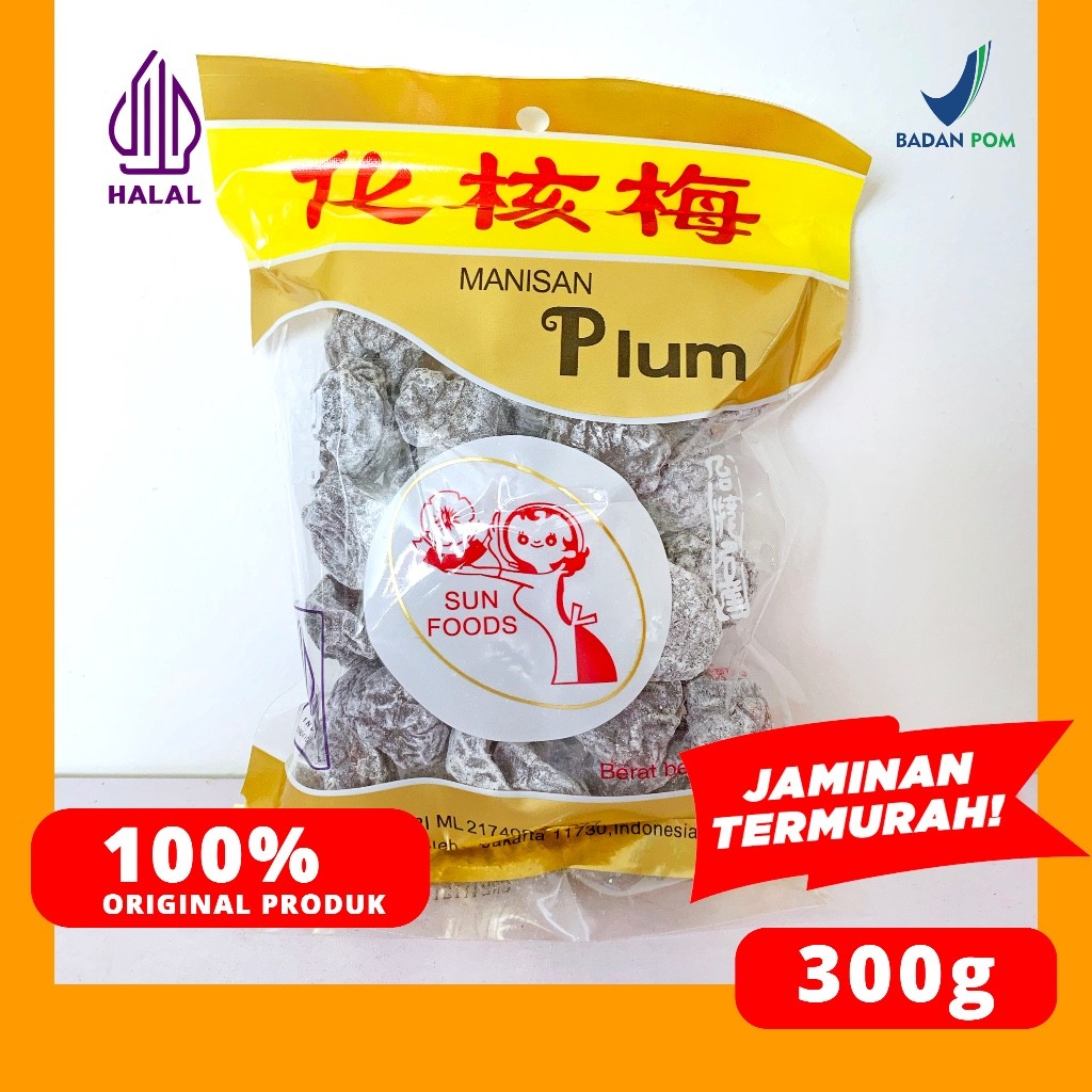 

MANISAN PLUM TANPA BIJI KIAMBOI 300 G
